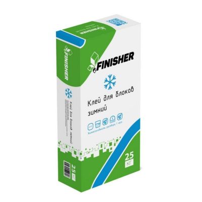 Клей для блоков Finisher Зима 25 кг в Иваново