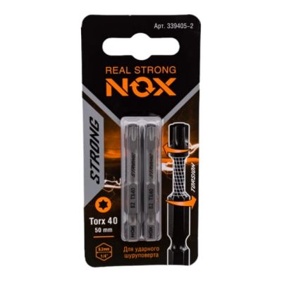 Бита TX-40-50 E 6,3 torsion "NOX STRONG" 339405-2 в Иваново