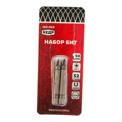 Биты PH №2 50 мм (набор 2шт) (1/20/400) Кедр 150-016 в Иваново