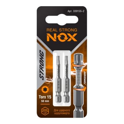 Бита TX-15-50 E 6,3 torsion "NOX STRONG" 339155 в Иваново