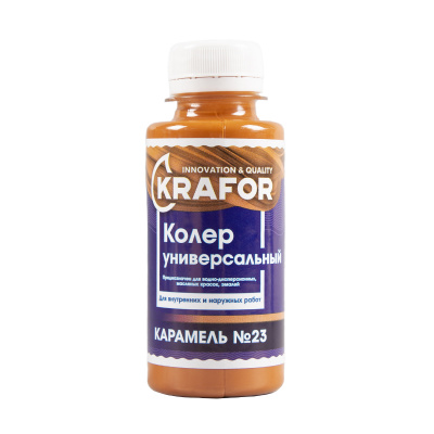 Колер универсальный №23 карамель 100мл (6/108) "Krafor" в Иваново