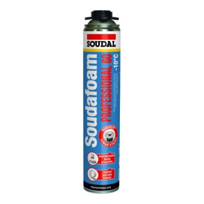 Пена Зимняя под пистолет SOUDAL Prof. 60л 12х750 мл 115002 в Иваново