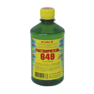 Растворитель 649 0,5л (25) (ПЭТ) Ясхим Новгород в Иваново