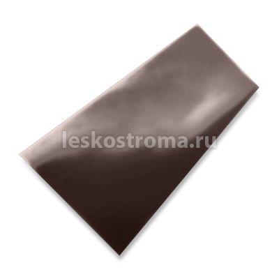 Лист гладкий 0,35 мм 2000*1250 Шоколадно-коричневый (RAL 8017) в Иваново