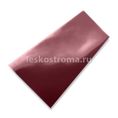 Лист гладкий 0,35мм 2000*1250 Винно-красный (RAL 3005) в Иваново