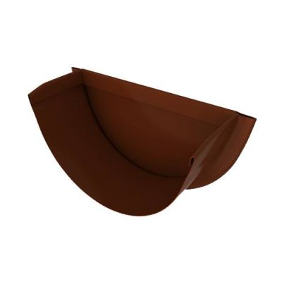 Заглушка желоба оц 0.50 (RAL 8017) в Иваново