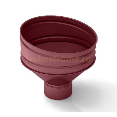 Воронка 100 оцинкованная 0.50 (RAL 3005) в Иваново