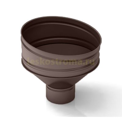 Воронка 100 оцинкованная 0.50 (RAL 8017) в Иваново