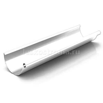 Желоб 1250 оц 0.50 (RAL 9003) двустор в Иваново
