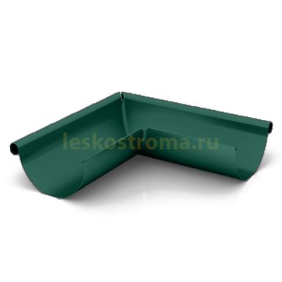 Желоб угловой наружний штамп оц 0.50 (RAL 6005) в Иваново
