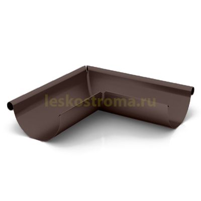 Желоб угловой наружний штамп оц 0.50 (RAL 8017) в Иваново