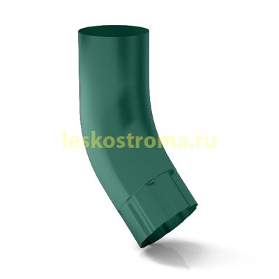 Колено штампованное трубы 100 оцинкованная 0.50 (RAL 6005) в Иваново
