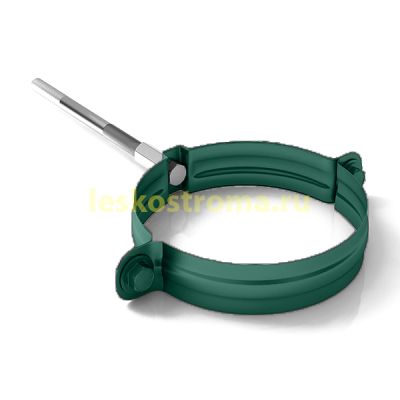 Крепеж трубы 100 оцинкованная 1.00 (RAL 6005) в Иваново