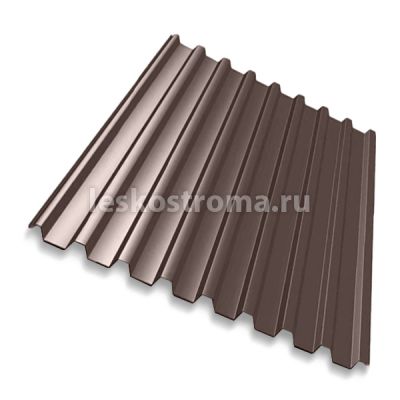 Профнастил С20 0,45 мм 2000*1150 Шоколадно-коричневый (RAL 8017)  в Иваново