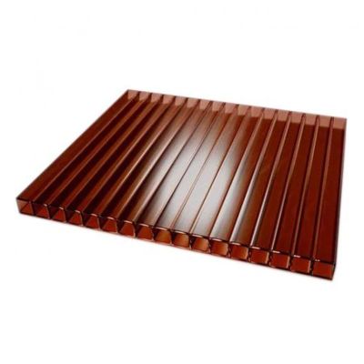 Сотовый поликарбонат UltraPlast 6х2100х6000 (коричневый) в Иваново